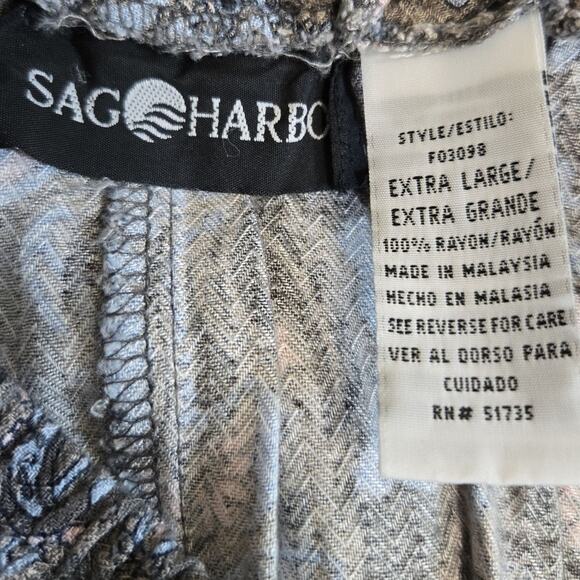 Sag Harbor Women’s Paisley Print‎ Skirt – Size XL Pockets - Picture 6 of 6